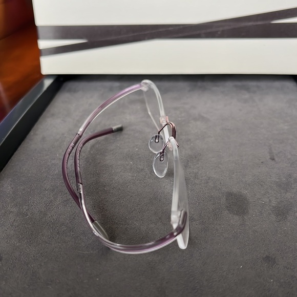 Silhouette ladies frame never owned pink w clear wrap 4393 40 6204 52/17/140 - Picture 3 of 5
